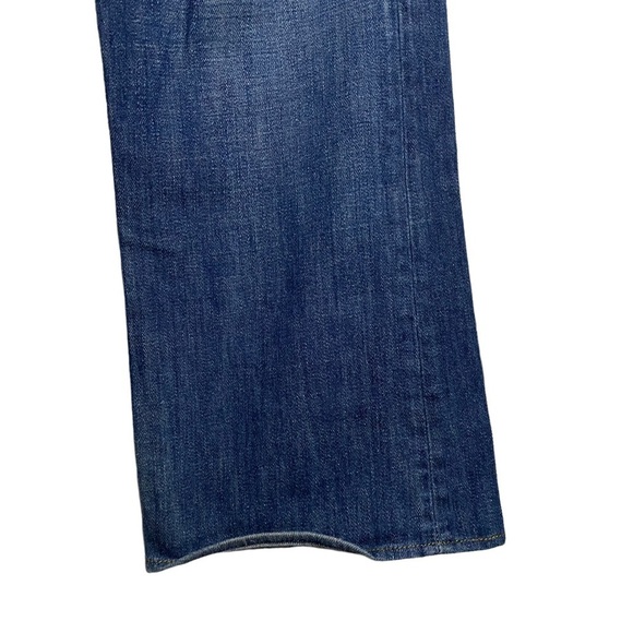 Rock and Republic Medium Blue Wash Slim Bootcut Jeans Denim 31 Crop Short Length - Picture 11 of 16